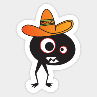 Mexican Monster Sticker